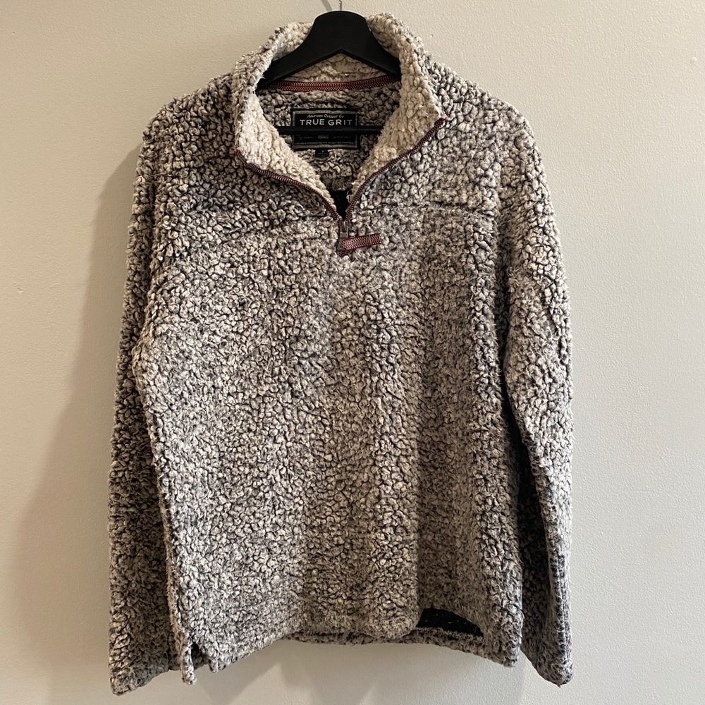 True Grit — Frosty Tipped Quarter Zip Pullover